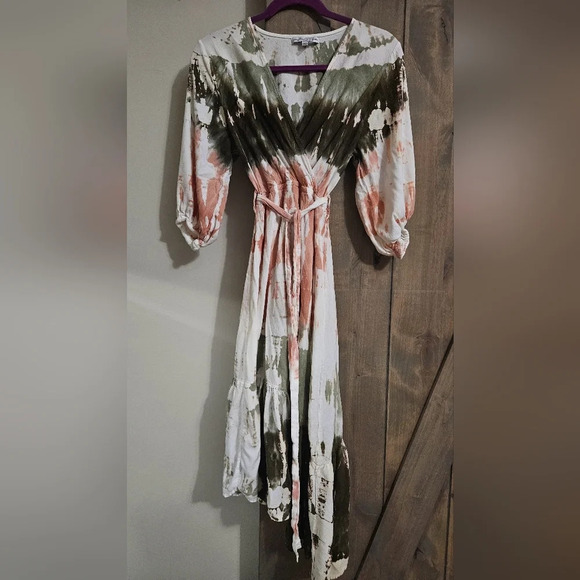 YFB Geode Tie Dye Jillian Midi Dress. Size XS - Picture 5 of 15